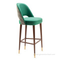 Metal Frame Barstool New design Ava Barstool by Mambo Unlimited leisure lounge Chair with wood leg,fabric upholstered cushion home furniture Supplier